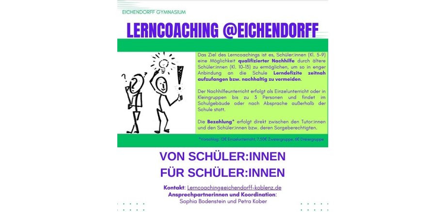 Flyer Lerncoaching